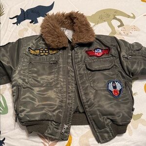 Kids Bomber Jacket with Patches
